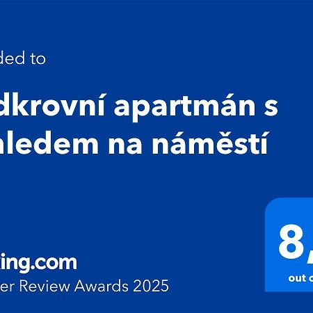 Podkrovni Apartman S Vyhledem Na Namesti Lomnice nad Lužnicí Kültér fotó